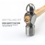 High-Carbon Steel Ball Pein Hammer with Wood Handle - 0.5P to 3P Sizes