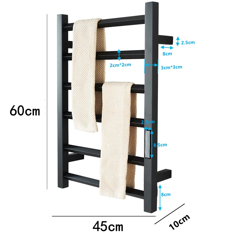 Smart Home Handtuchwärmer - Mit Temperatur- &amp; Zeitsteuerung