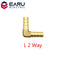 Brass Barb Pipe Fitting 2 3 4 way brass connector For 4mm 5mm 6mm 8mm 10mm 12mm 16mm 19mm hose copper Pagoda Water Tube Fittings