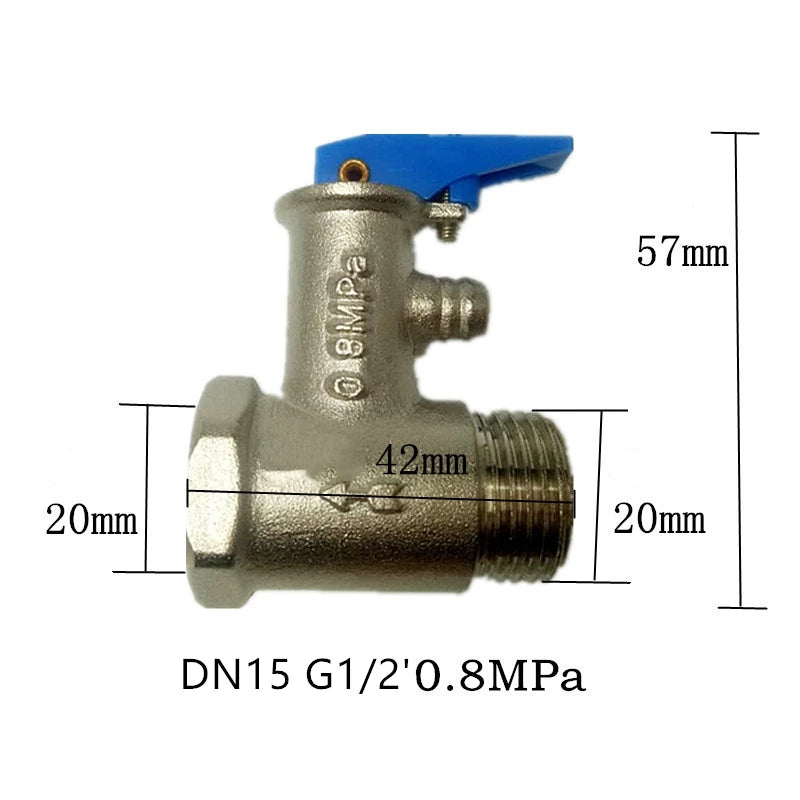 Relief Valve for Residential Water Heater