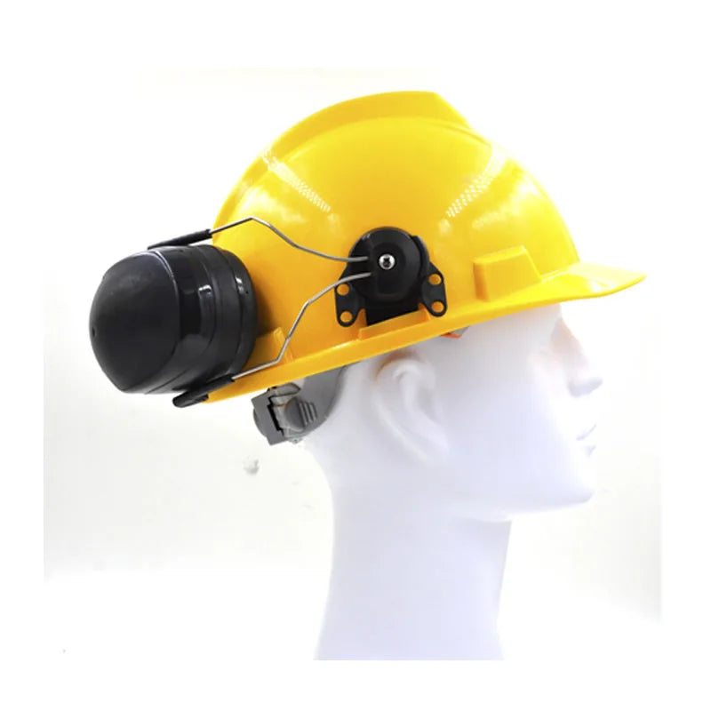 High-Quality Anti-Noise Earmuffs for Safety Helmets – Hearing Protection for Woodwork, Airports, and Factories