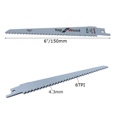 6"/150mm Reciprocating Saw Blades Set