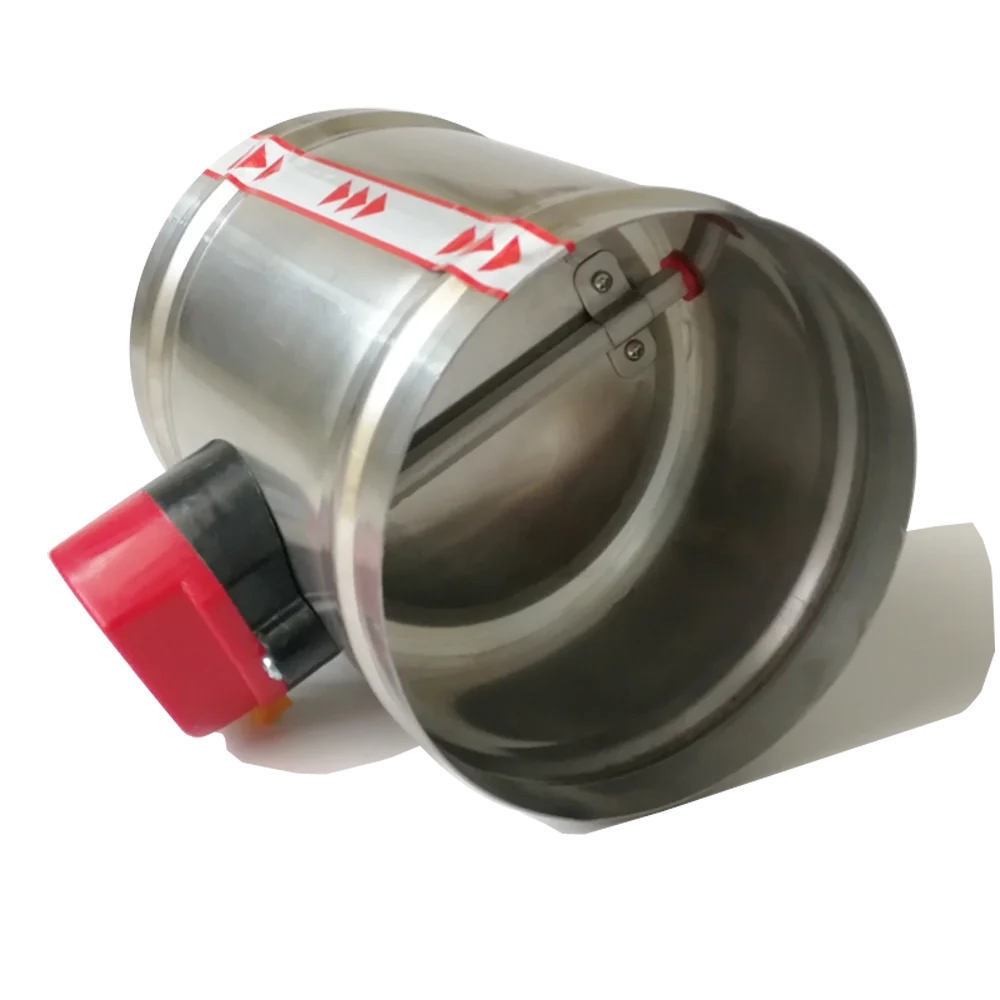 125MM air damper valve air ventilation valve, 220V electric air duct valve motorized damper value for hvac system