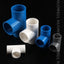 PVC Equal Tee Connector Aquarium Fish Tank Tube Watering Adapter DIY Tools Garden Water Connectors UPVC Pipe Joints