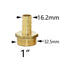 1" Brass Male Thread to Hose Barb Connector: Water Pipe Fittings for 16/19/25/32mm Hoses