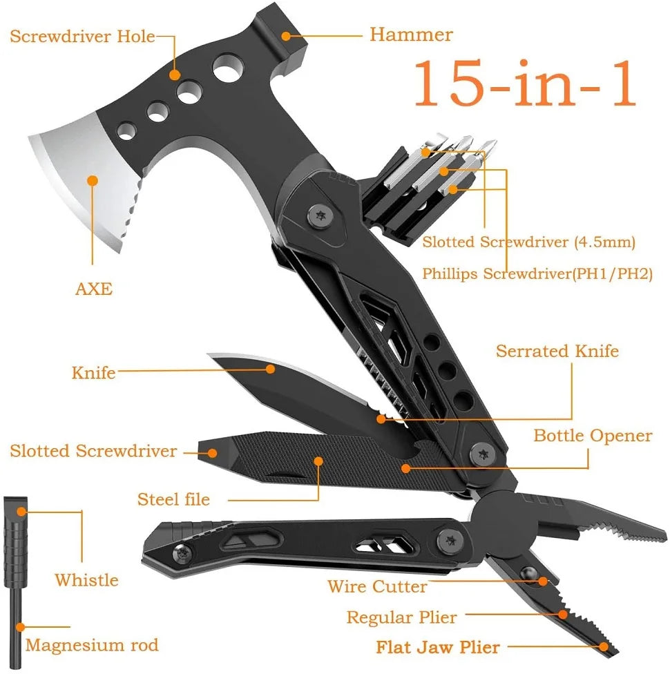 Multitool Versatile e Compatto per Sostituire la Cassetta degli Attrezzi