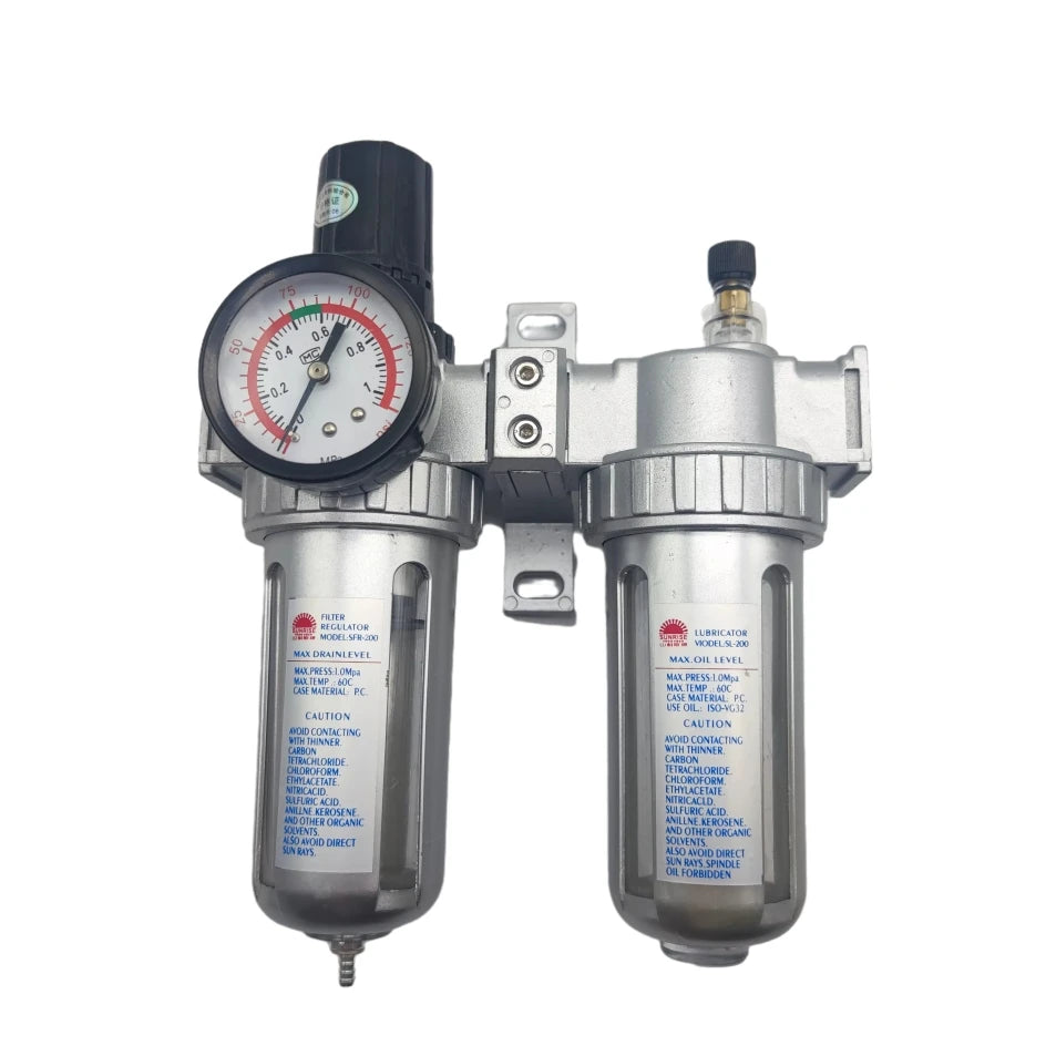 SFC-400 SFC-300 SFC-200 Air Compressor Air Filter Regulator Oil Water Separator Trap Filter Regulator Valve Automatic Drain