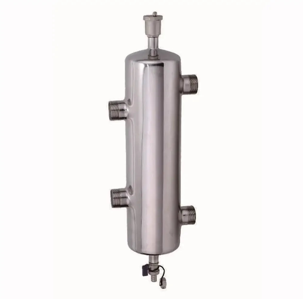 Hydraulic Separator for Large Gas Boilers: Optimized Floor Heating System Component