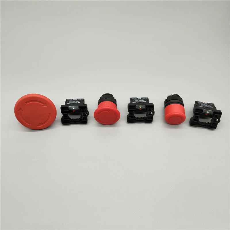 Emergency Stop Mushroom Push Button Switch Red NC Control Electrical Starter Switch