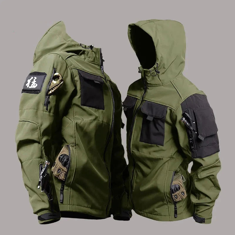 Men's Tactical Windbreaker: Waterproof Soft Shell Outdoor Jacket