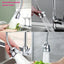 360° Rotatable Faucet Extender: Adjustable Water Saving Sprayer with 3 Modes and Easy Installation