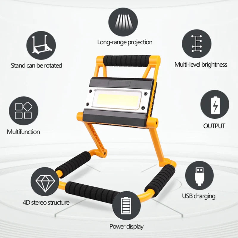 Luce da Lavoro Portatile: Illuminazione Potente e Versatile per Ogni Ambiente