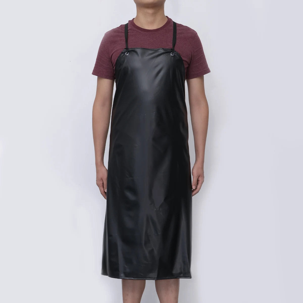 Unisex Waterproof Vinyl Apron: Industrial-Grade Protection for Kitchen and Workstation