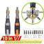 10-in-1 Multifunctional Ratchet Screwdriver Set: Portable with Hidden Head and Corner Capable Design