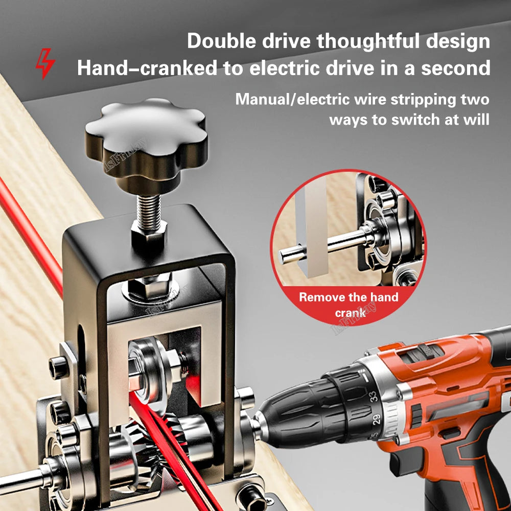 Portable Manual Wire Stripping Tool for Scrap Copper