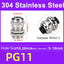 304 Stainless Steel Gland