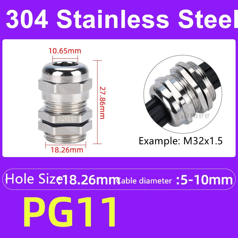 304 Stainless Steel Gland