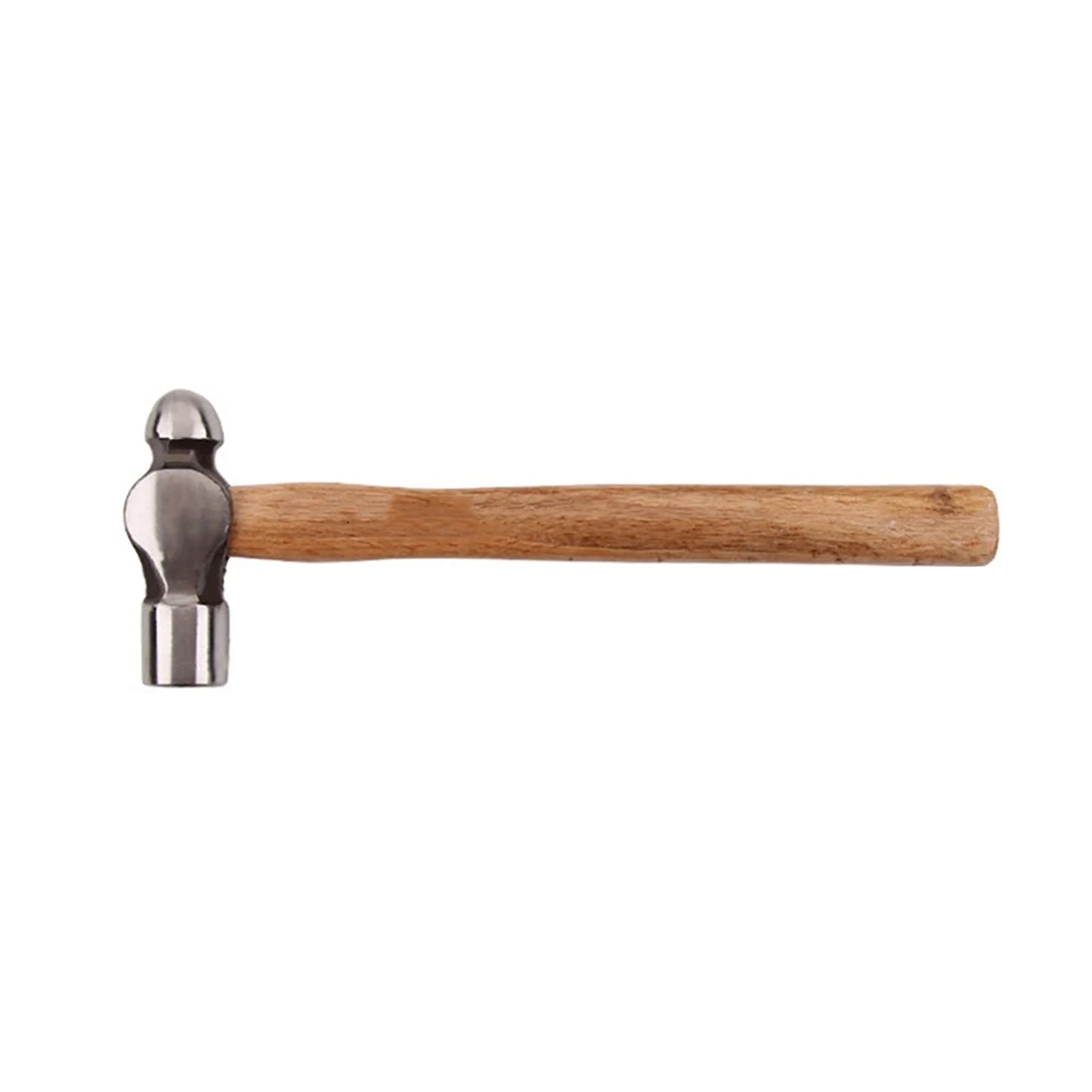 High-Carbon Steel Ball Peen Hammer & Shockproof Wood Handle