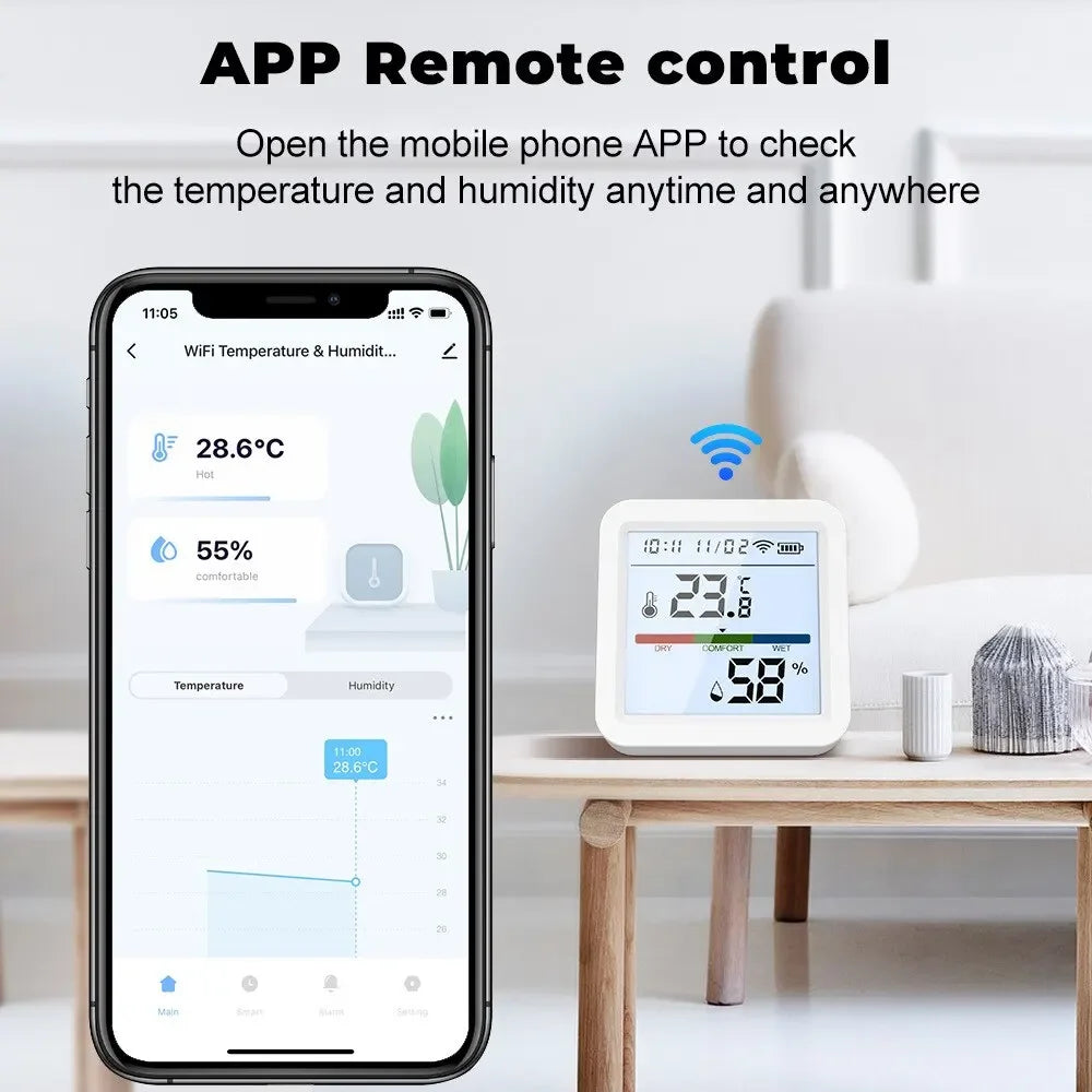 WiFi Hygrometer Thermometer Sensor