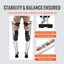 Drywall Stilts 18''-30''/36''-50'' Adjustable Aluminum Tool Stilts with Protective Knee Pads Non-Slip Work Stilts for Home