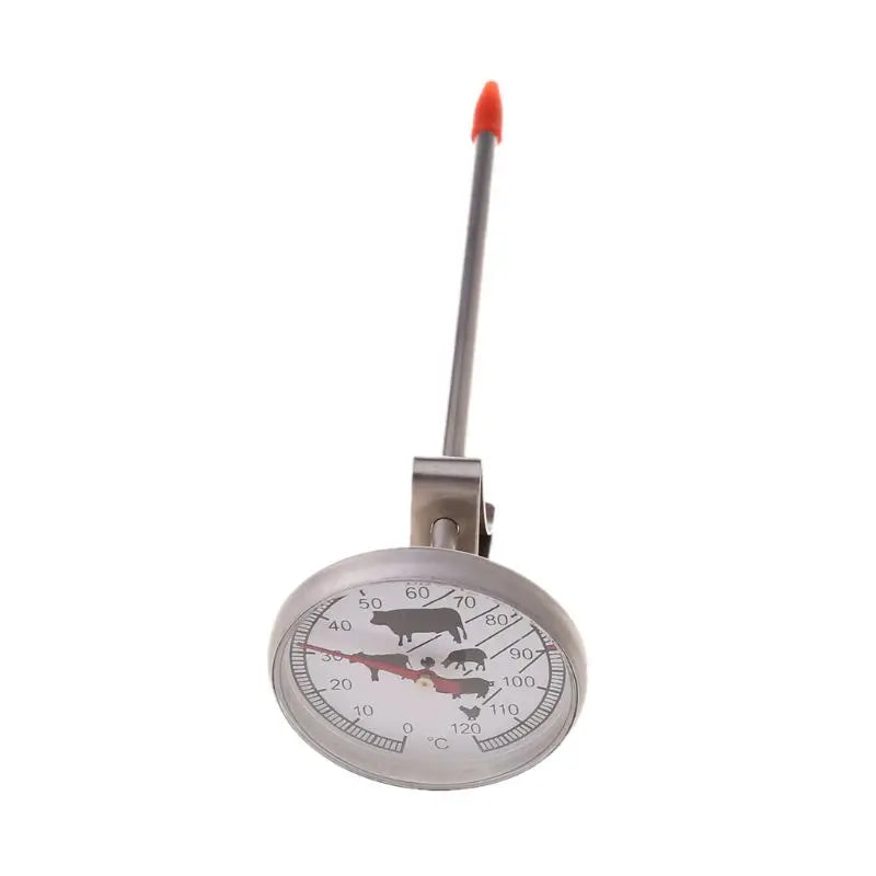 Edelstahl-Sondenthermometer mit sofortiger Anzeige, für Grillgerichte, zum Kochen von Fleisch