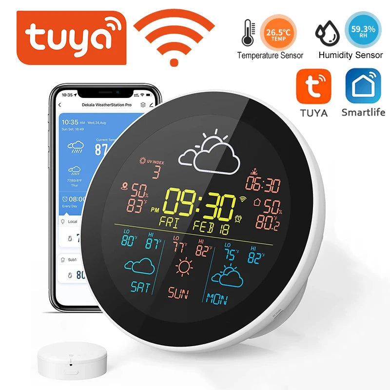 Tuya WiFi Weather Clock