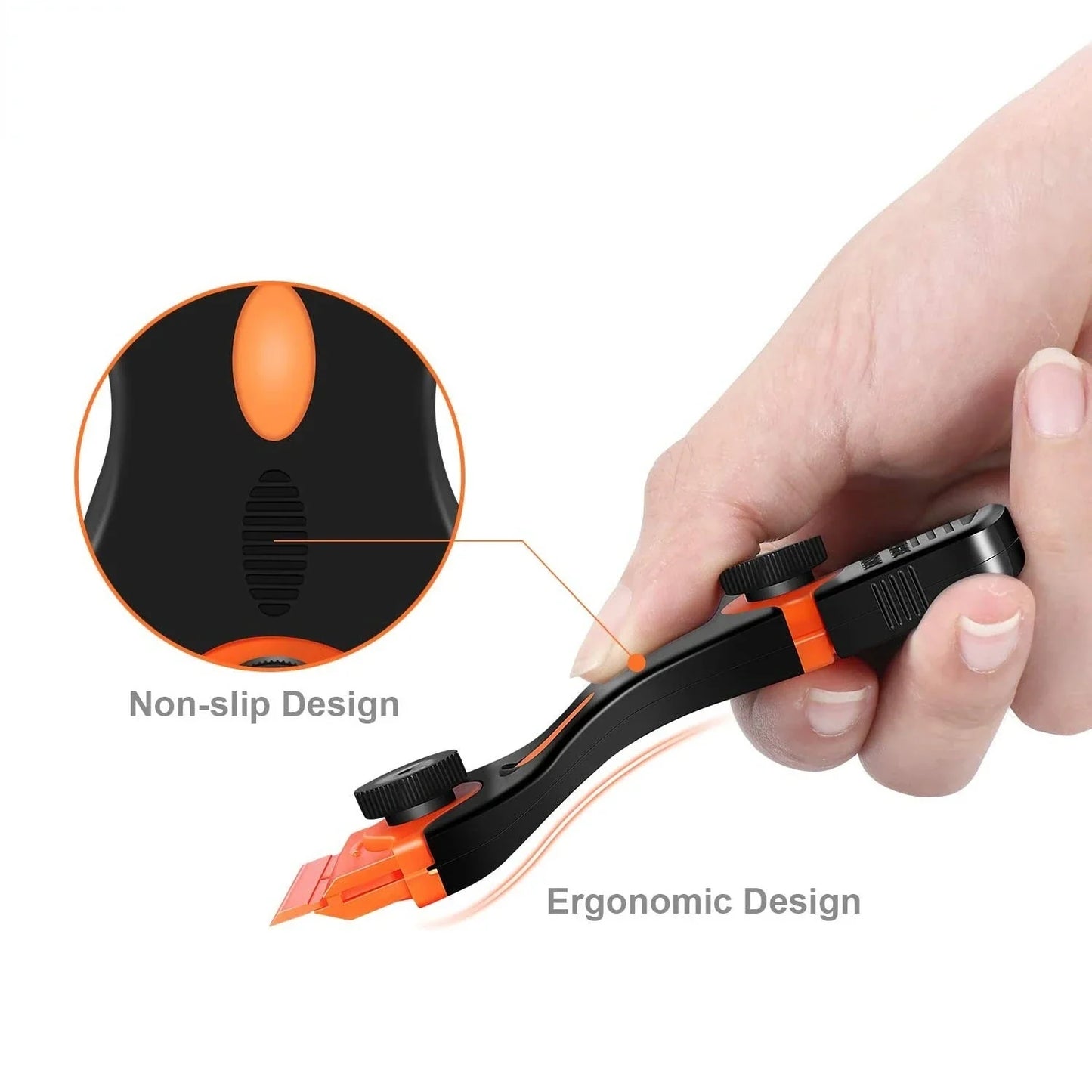 Doppelseitiger Schaber – (entfernt Folien, Aufkleber, Kleber, Eis und mehr)