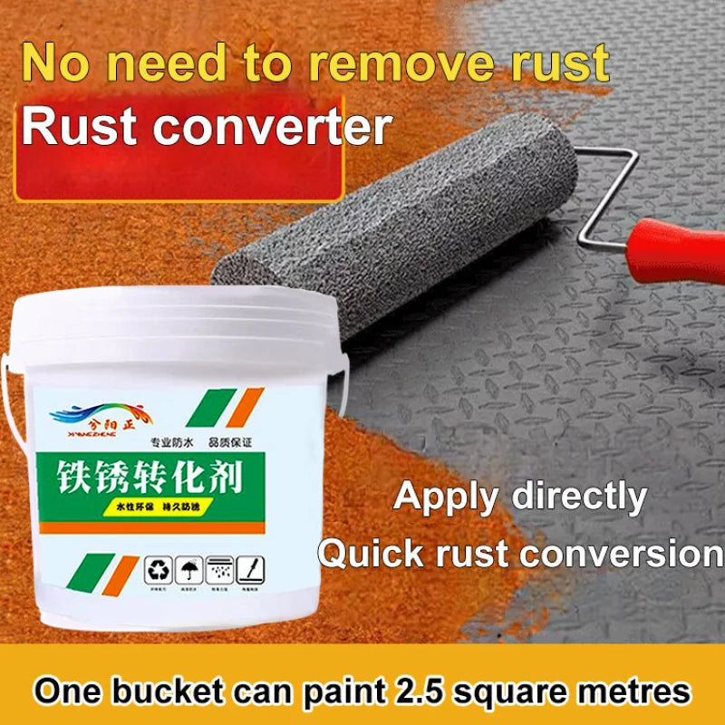 Multipurpose Rust Converter Agent Water-based Metal Paint Rust Conversion Primer Color Steel Tile Renovation Doors and Windows