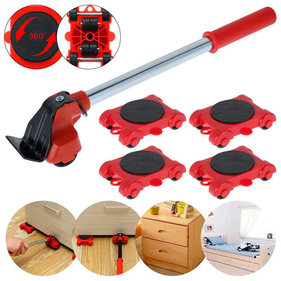 Heavy Duty Furniture Lifter & Mover Set - Ideal for Moving Washing Machines, Refrigerators, and Furniture