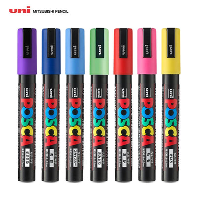 Marker Pen,Acrylic Paint Acrylic Paint Pen Marcadores PC-1M 3M 5M Full Color Art Supplies Stationery Painting Graffiti