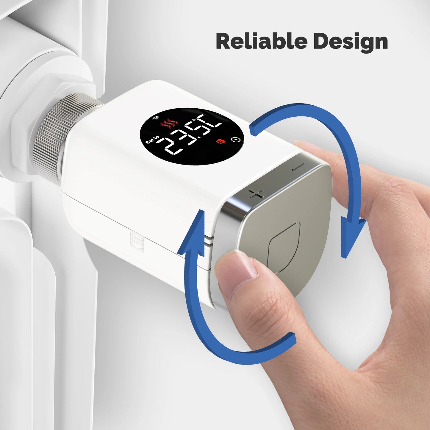 Vanne de radiateur thermostatique intelligente Tuya Wifi/ZigBee, contrôleur de température à distance Programmable TRV avec application Alexa GoogleHome