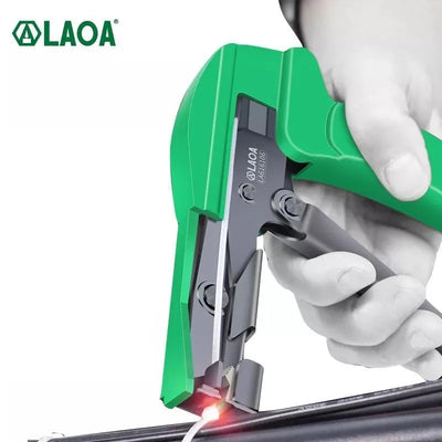 Automatic Cable Tie Gun - Nylon Cutting & Fastening Tool (2.2-4.8MM Width) with Tension Cutoff
