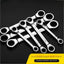 11-Piece Reversible Ratchet Combination Spanner Set - Chrome Vanadium Construction