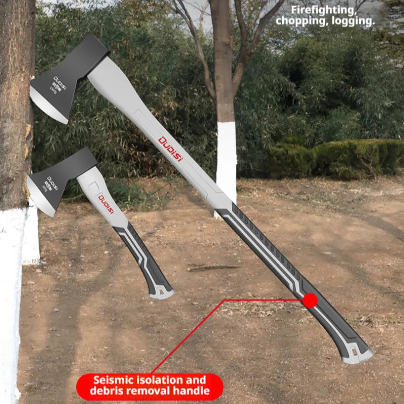 Tragbarer Tomahawk: Axt zum Hacken von Brennholz im Haushalt und im Freien