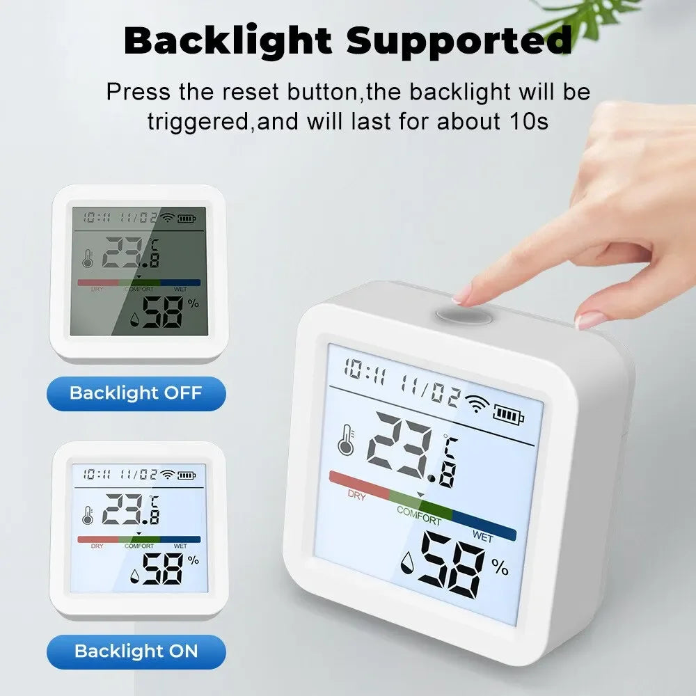 LCD Display Indoor Thermometer Hygrometer Meter