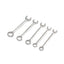 10pcs Combination Spanner Set Small Wrench Metric / SAE Imperial Wrench Set Portable Power Tool Ratchet Wrench Car Repair Tools