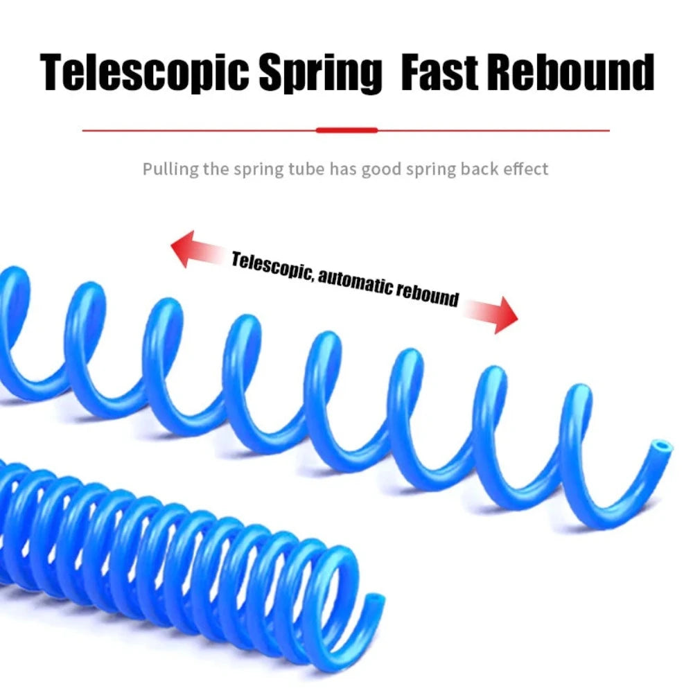 3/6/9/12/15meter PU Luft Kompressor Schlauch Spirale Rohr Pneumatische Polyurethan 6*4mm 8*5 10*6,5 12*8mm Teleskop Frühling Werkzeug