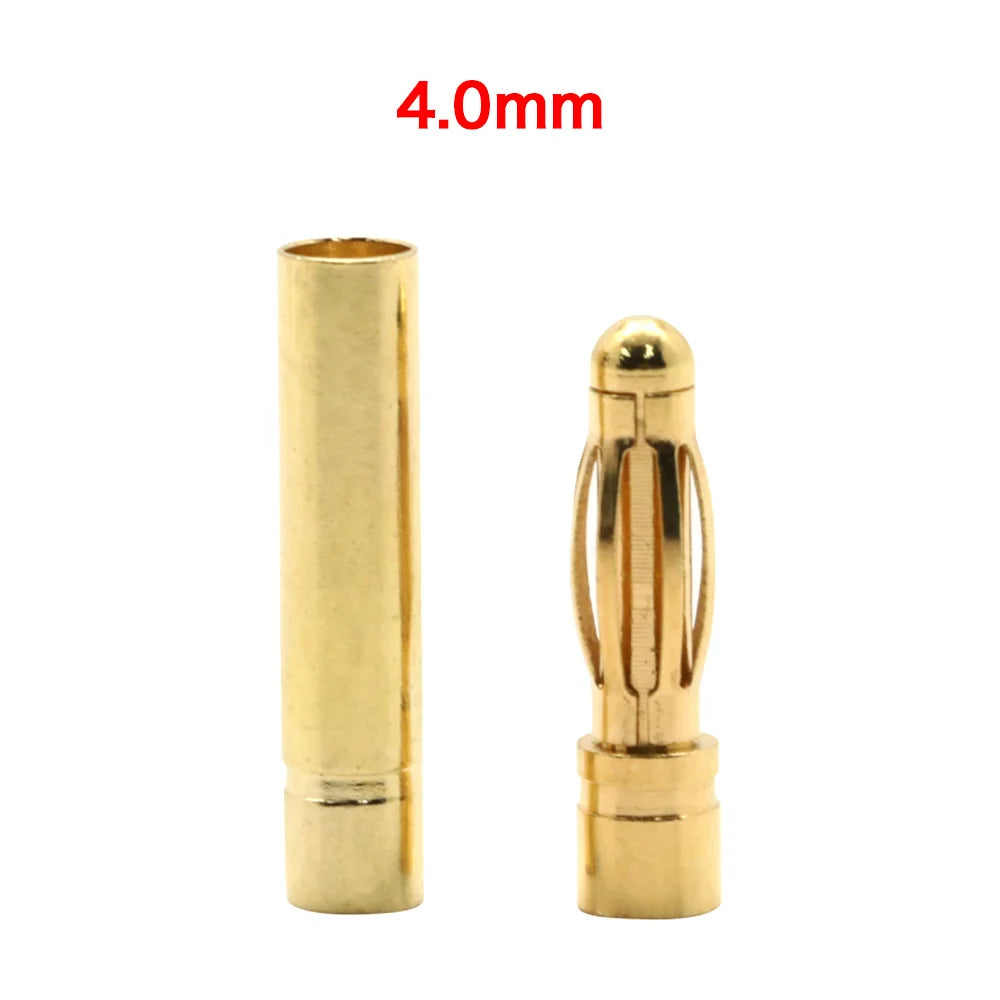 Low Profile Round Bullet Male Socket Banana Plug Connector