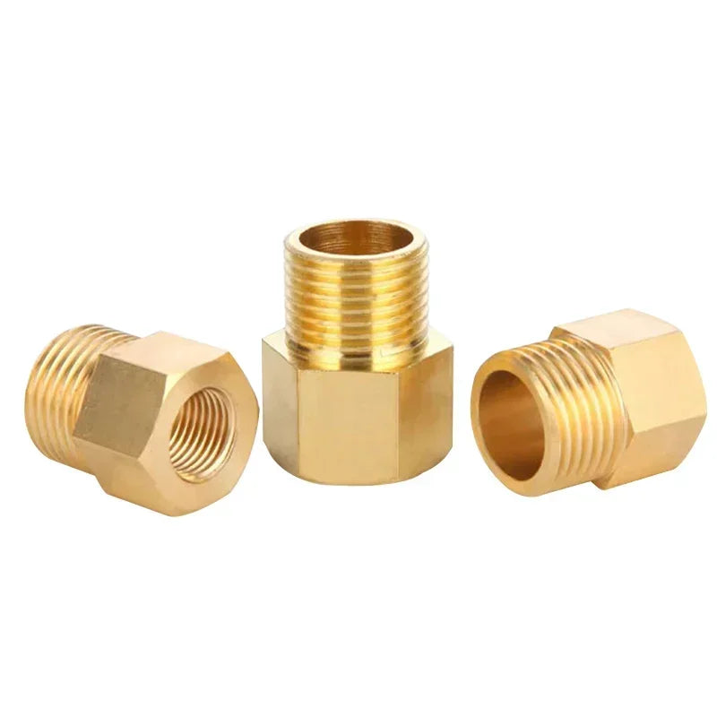 Brass Hex Pipe Connector: Female to Male Threaded Adapter for Water and Gas Systems