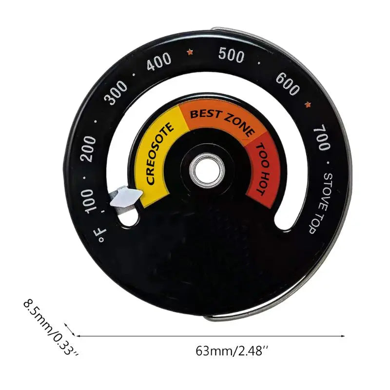 Magnetic Thermometer for fireplace