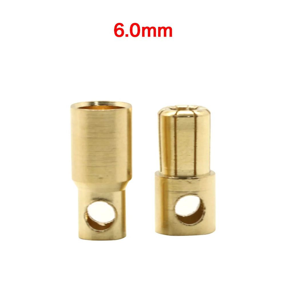 Solderless Bullet Male Socket Banana Plug Connector