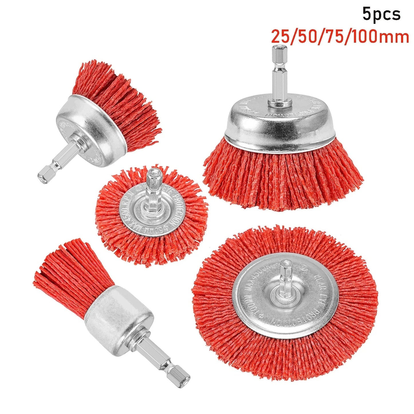 Nylon Cup Brush Set