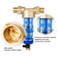 Whole House Spin Down Water Filter - Removes Rust & Sediment with Stainless Steel Mesh, Easy Backwash