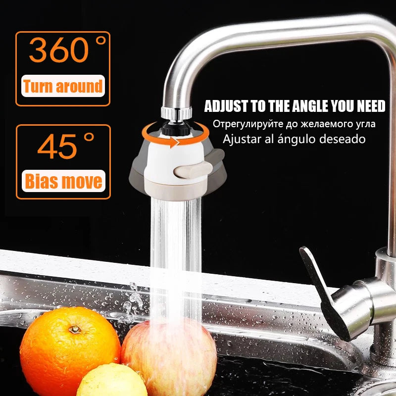 360° Rotating Kitchen Faucet Aerator – Water-Saving Tap, Shower Head, Filter Nozzle, Diffuser