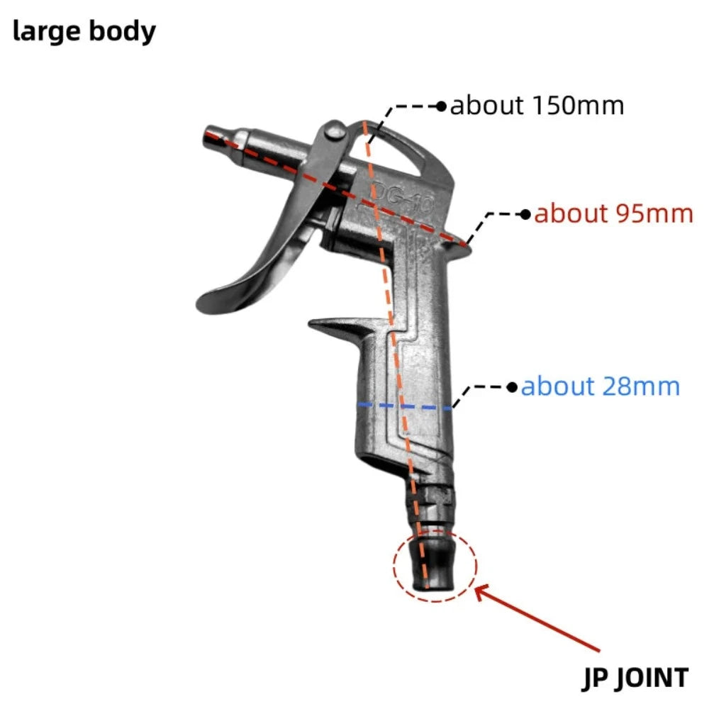 Mini nettoyeur à gâchette d'air, compresseur, buse de soufflage de poussière, outil de nettoyage, fournitures de nettoyage portables, DG-10