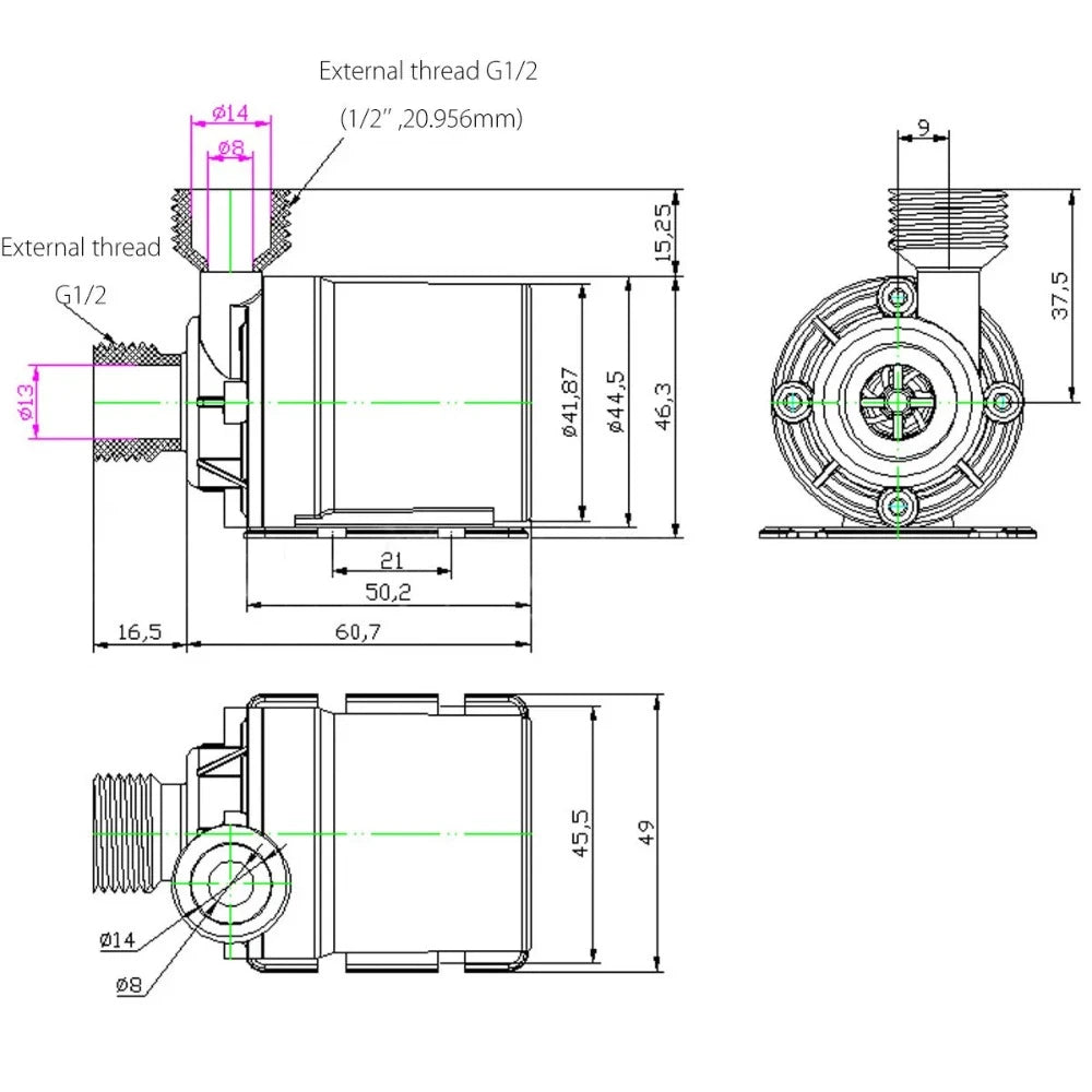 solar DC Brushless Water Pump