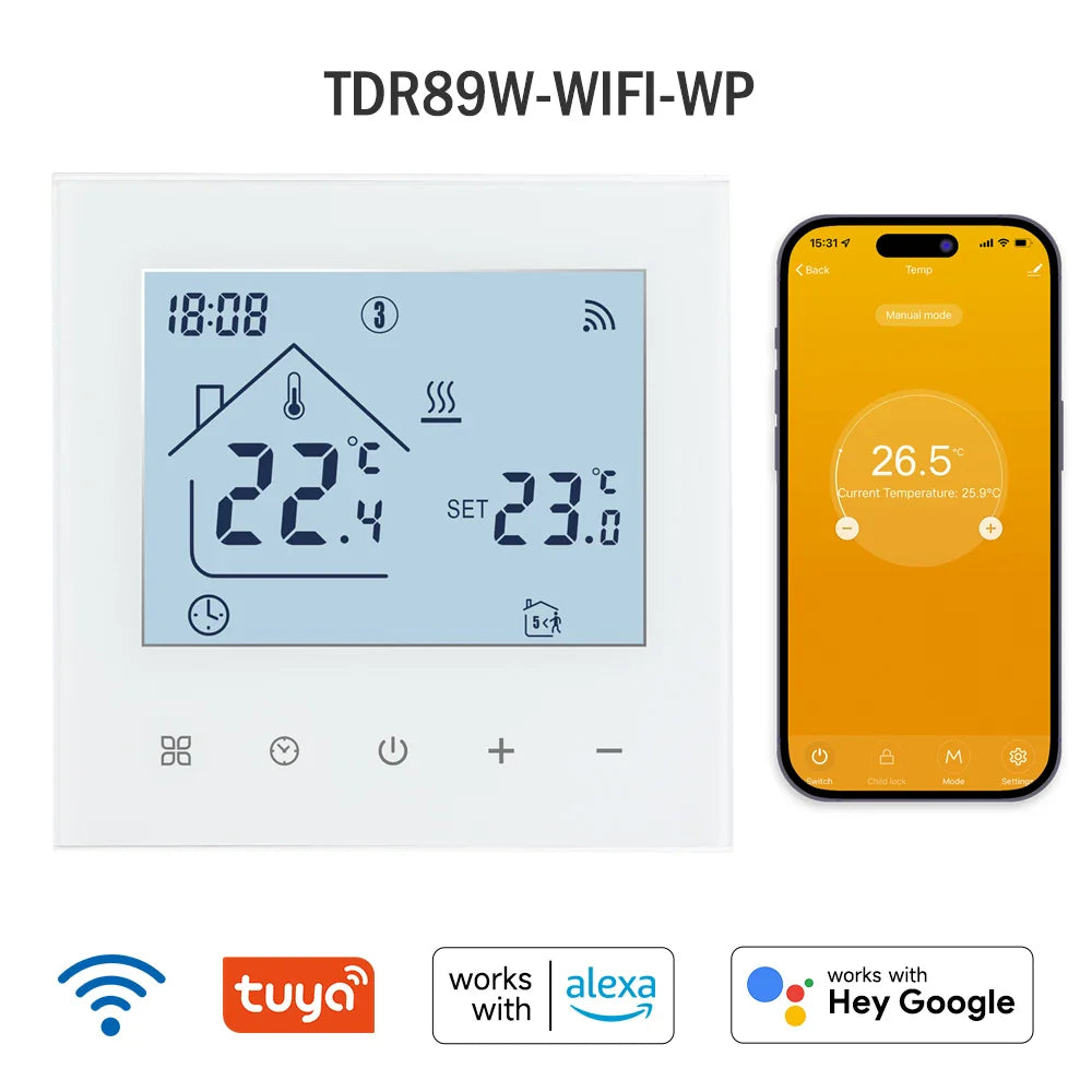 CCT-25/CCT-28: Controllore Intelligente per Riscaldamento a Zone con Termostato WiFi