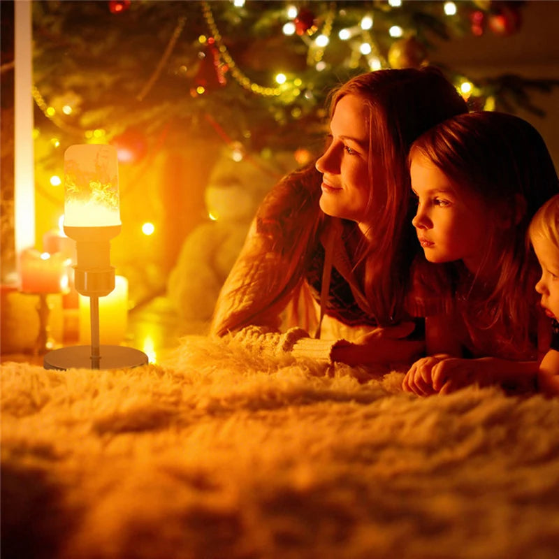 Ampoule LED à effet de flamme – Décoration d'intérieur vacillante.