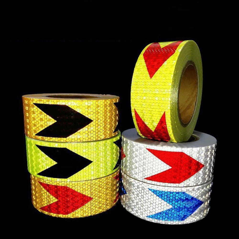 30m*5cm Reflective Warning Tapes Motorcycle Car Garage Floor Decor Decals Night Driving Safety Reflector Sticker Tape Film