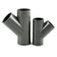 PVC Oblique Tee 45Degree Connector Garden Irrigation Y-type Pipe Fitting Aquarium Fish Tank Watering Joint